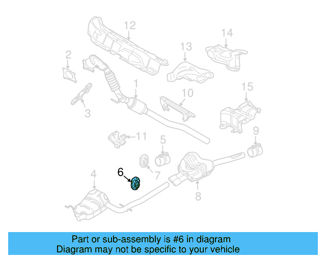 Muffler & Pipe Retainer Ring 1K0-253-147-D - View 13