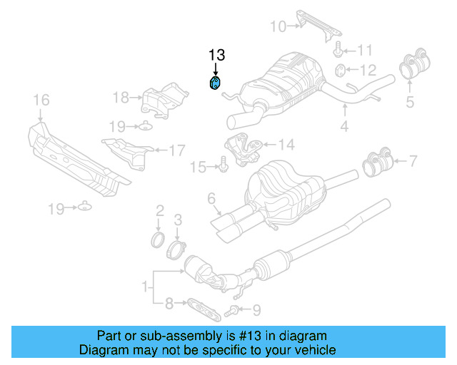 Muffler & Pipe Retainer Ring 1K0-253-147-E - View 38