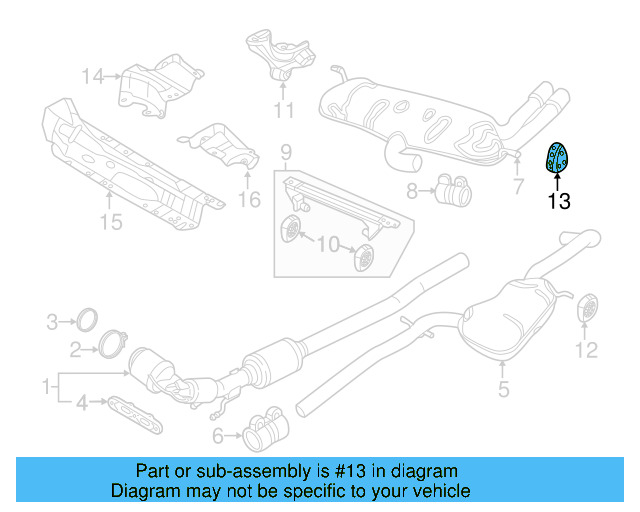Muffler & Pipe Retainer Ring 1K0-253-147-E - View 92