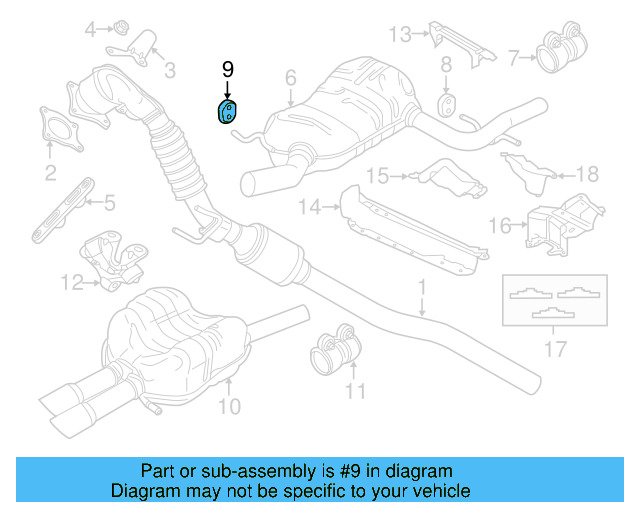 Muffler & Pipe Retainer Ring 1K0-253-147-E - View 97
