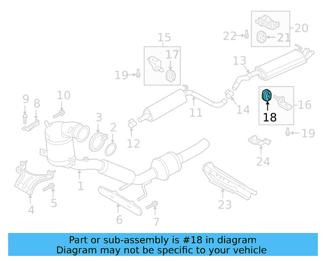 Muffler & Pipe Retainer Ring 1K0-253-147-E - View 83