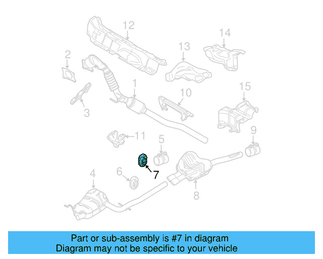 Muffler & Pipe Retainer Ring 1K0-253-147-E - View 45