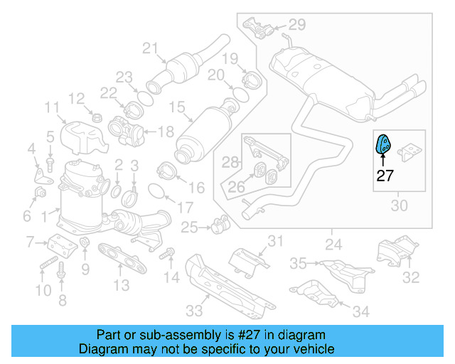 Muffler & Pipe Retainer Ring 1K0-253-147-E - View 76