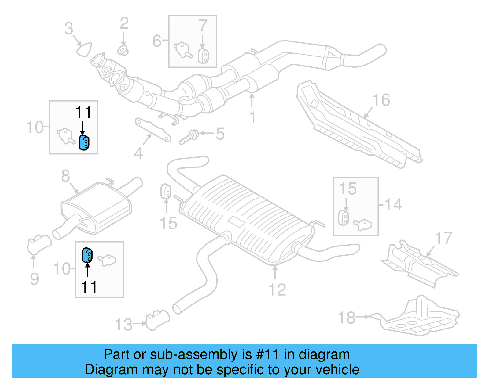 Front Hanger Retainer Ring 1K0-253-147-F - View 67