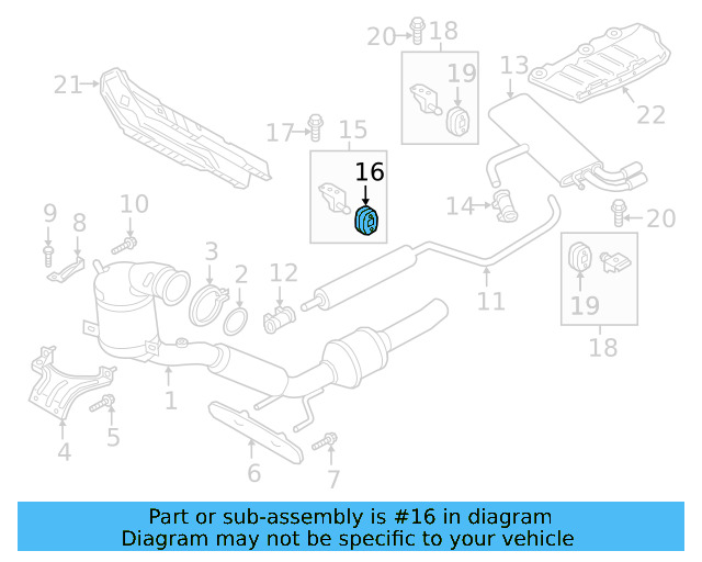 Front Hanger Retainer Ring 1K0-253-147-F - View 21
