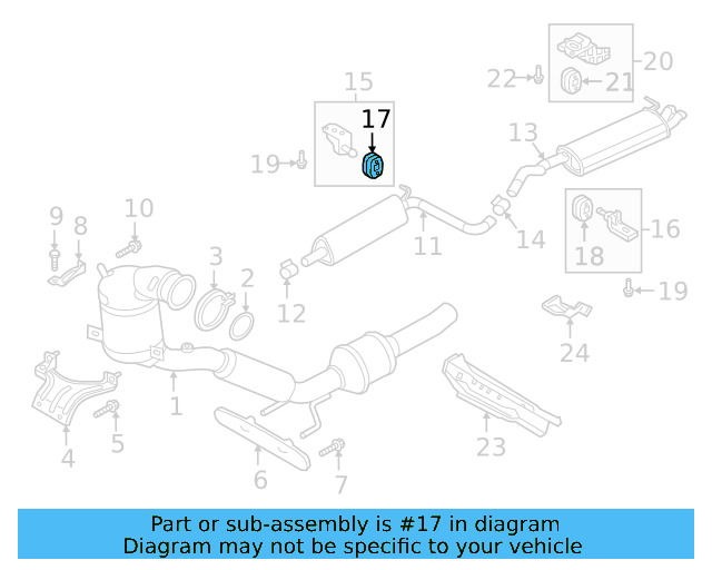 Front Hanger Retainer Ring 1K0-253-147-F - View 60