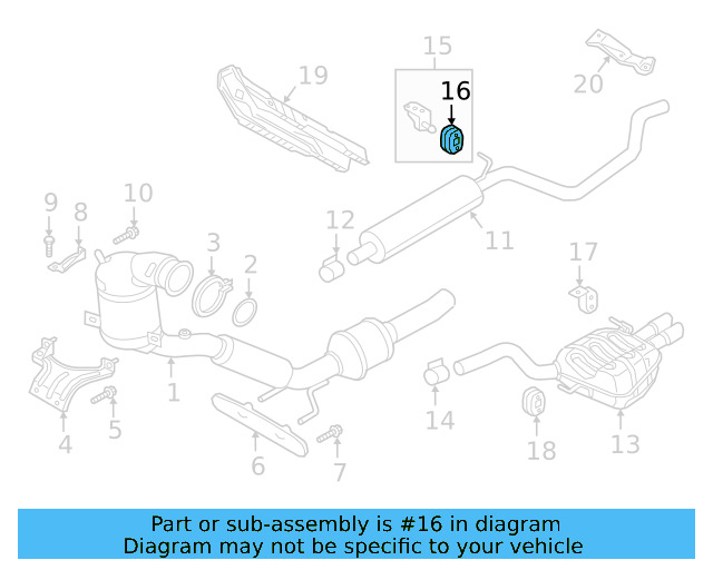 Front Hanger Retainer Ring 1K0-253-147-F - View 23