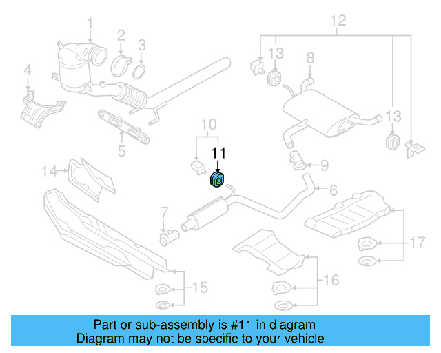 Front Hanger Retainer Ring 1K0-253-147-F - View 25