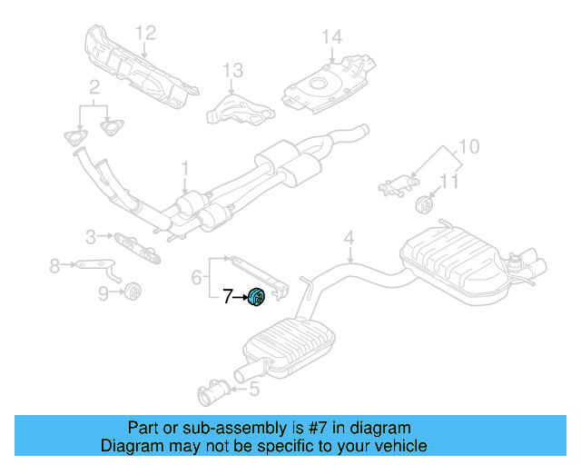 Muffler & Pipe Retainer Ring 1K0-253-147 - View 46