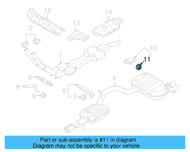 Muffler & Pipe Retainer Ring 1K0-253-147 - View 47