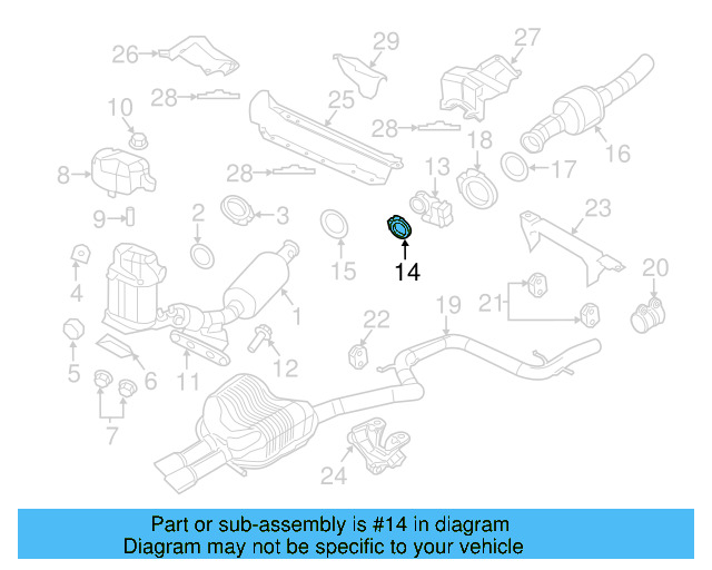 Catalytic Converter Clamp 1K0-253-725-B - View 13