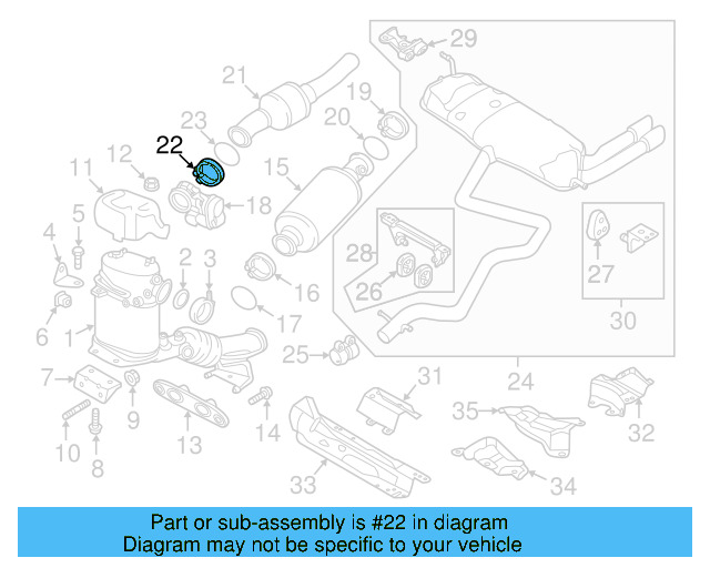 Catalytic Converter Clamp 1K0-253-725-B - View 36