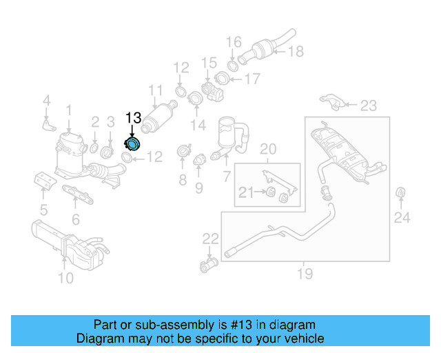 Converter & Pipe Clamp 1K0-253-725 - View 24
