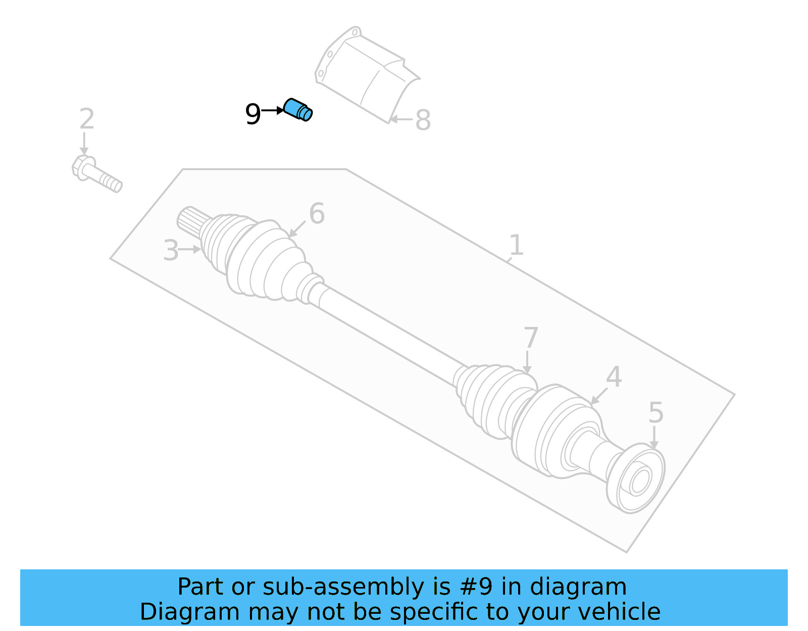 Cv Joint Splash Shield Nut 1K0-407-407 - View 11