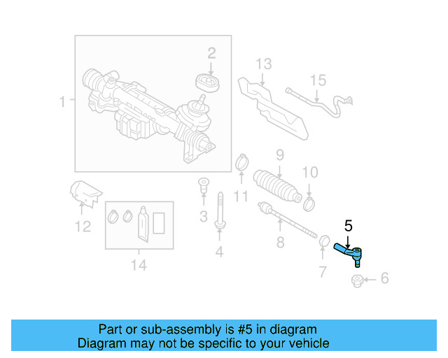 Outer Tie Rod 1K0-423-811-J - View 33