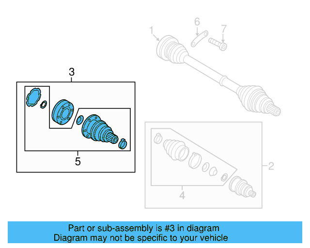 Inner Joint Assembly 1K0-498-103-X - View 48