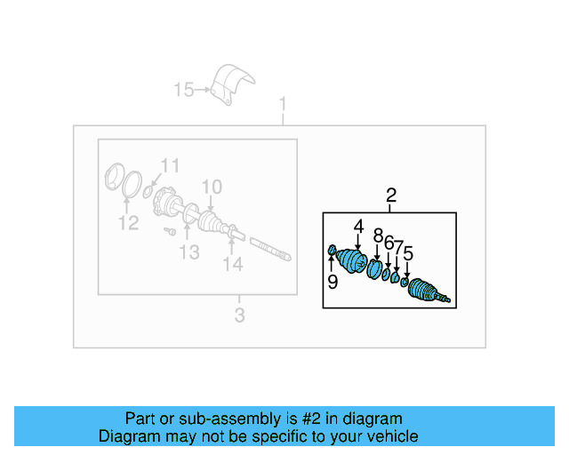 Inner Joint Assembly 1K0-498-103 - View 35
