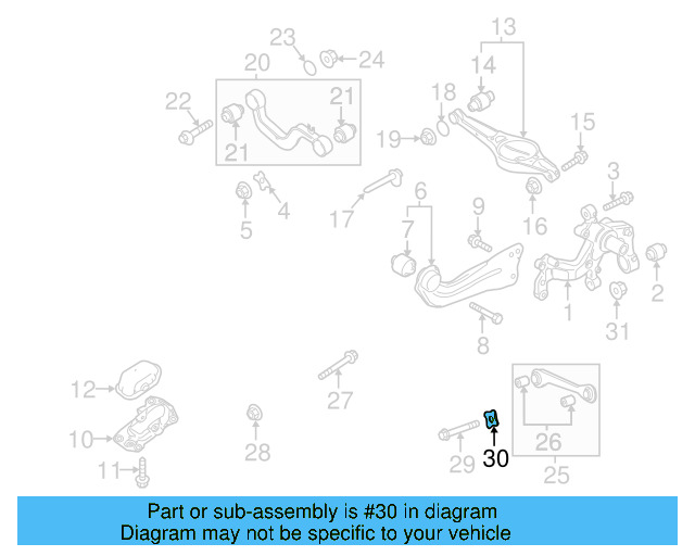 Tie Rod Assembly Lock Washer 1K0-505-193 - View 2