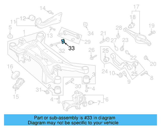 Tie Rod Assembly Lock Washer 1K0-505-193 - View 10