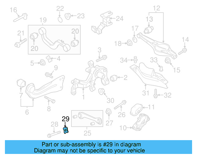 Tie Rod Assembly Lock Washer 1K0-505-193 - View 12