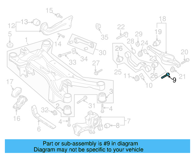 Tie Rod Assembly Lock Washer 1K0-505-193 - View 11