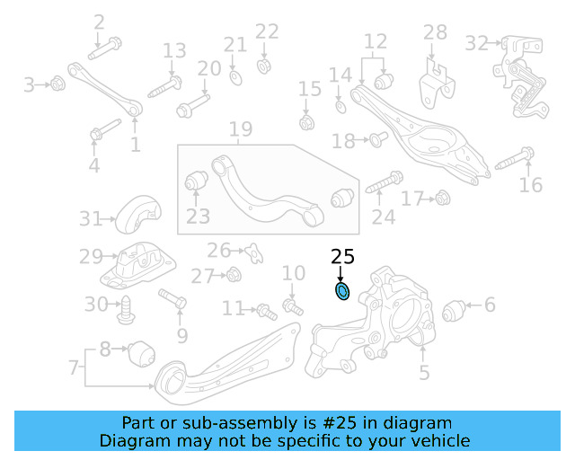 Upper Control Arm Lock Washer WHT-000-724 - View 8