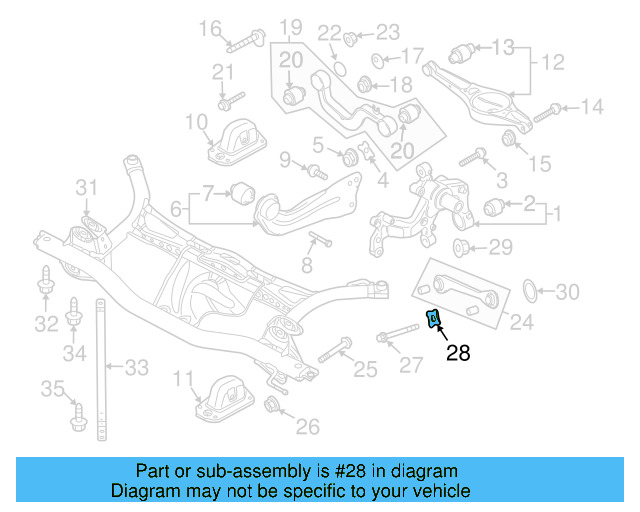 Tie Rod Assembly Lock Washer 1K0-505-193 - View 45