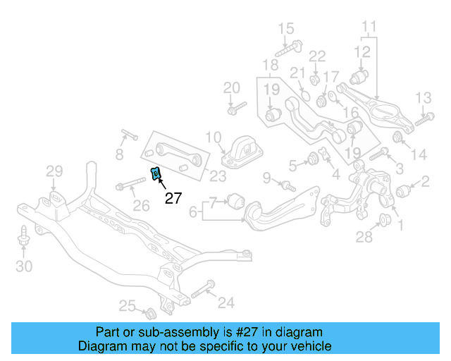 Tie Rod Assembly Lock Washer 1K0-505-193 - View 81