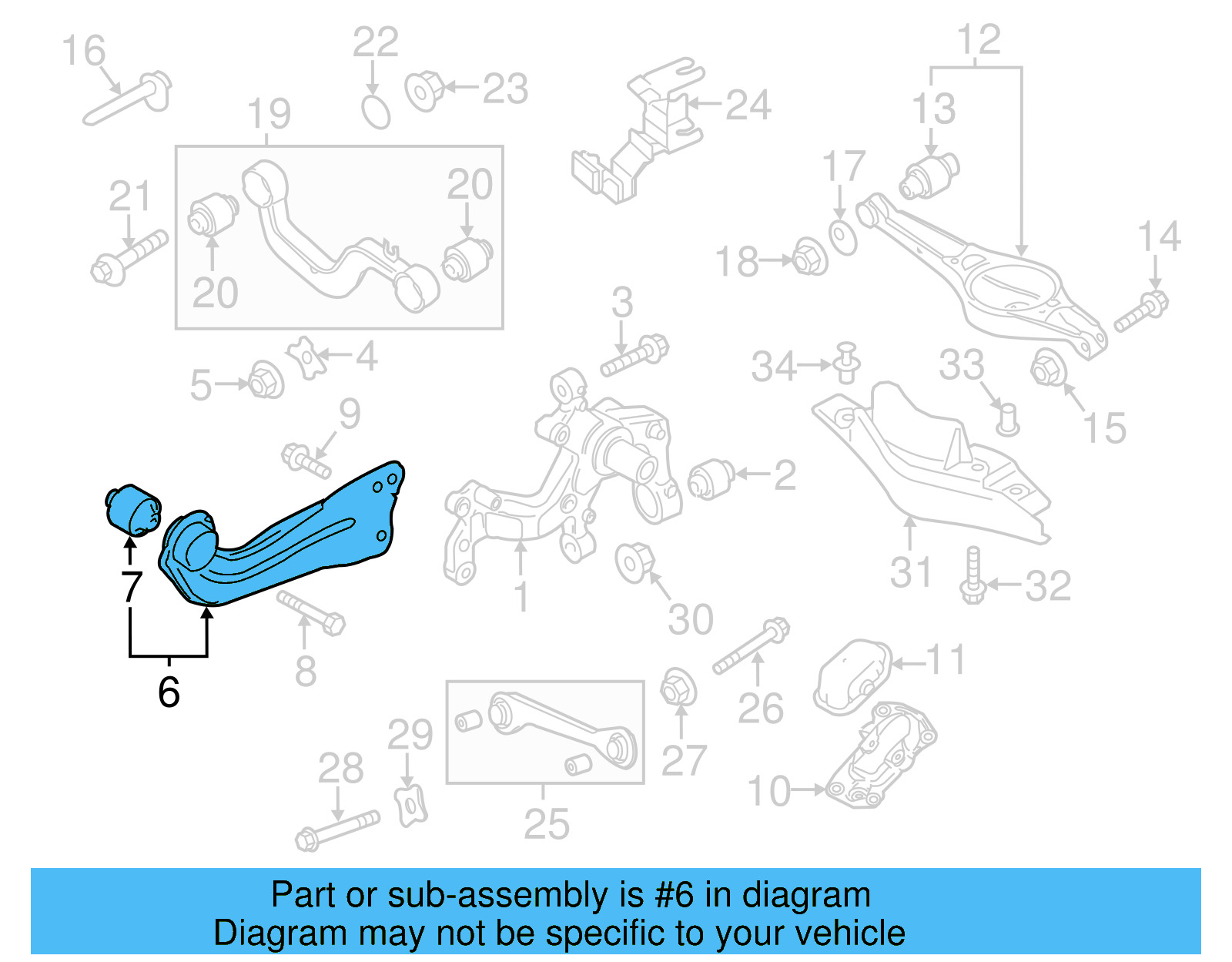 Trailing Arm 1K0-505-224-K - View 17