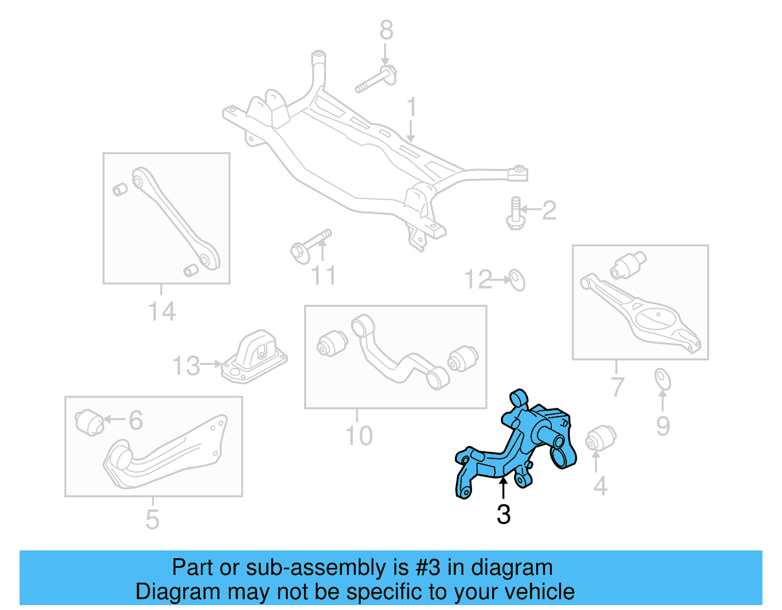 Spindle 1K0-505-435-N - View 3