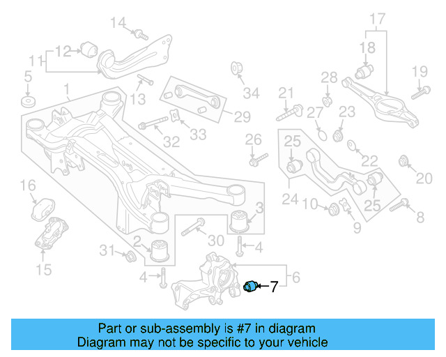 Knuckle Bushing 1K0-505-553-A - View 6