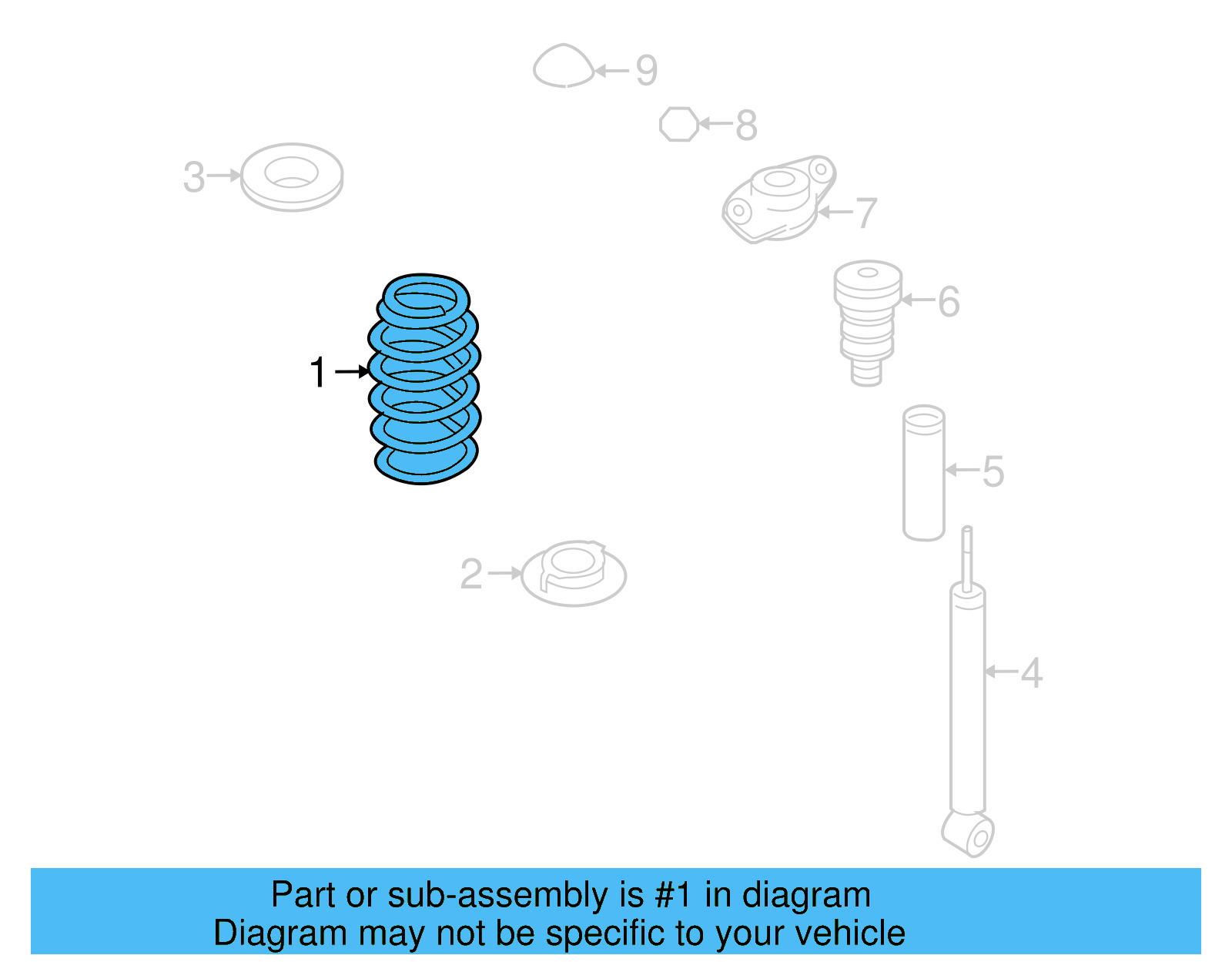 Coil Spring 1K0-511-115-EB