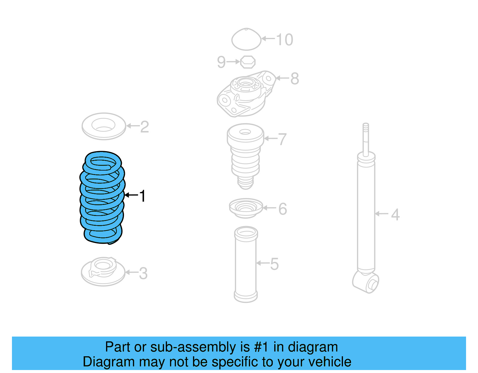 Spring 1K0-511-115-GE - View 4