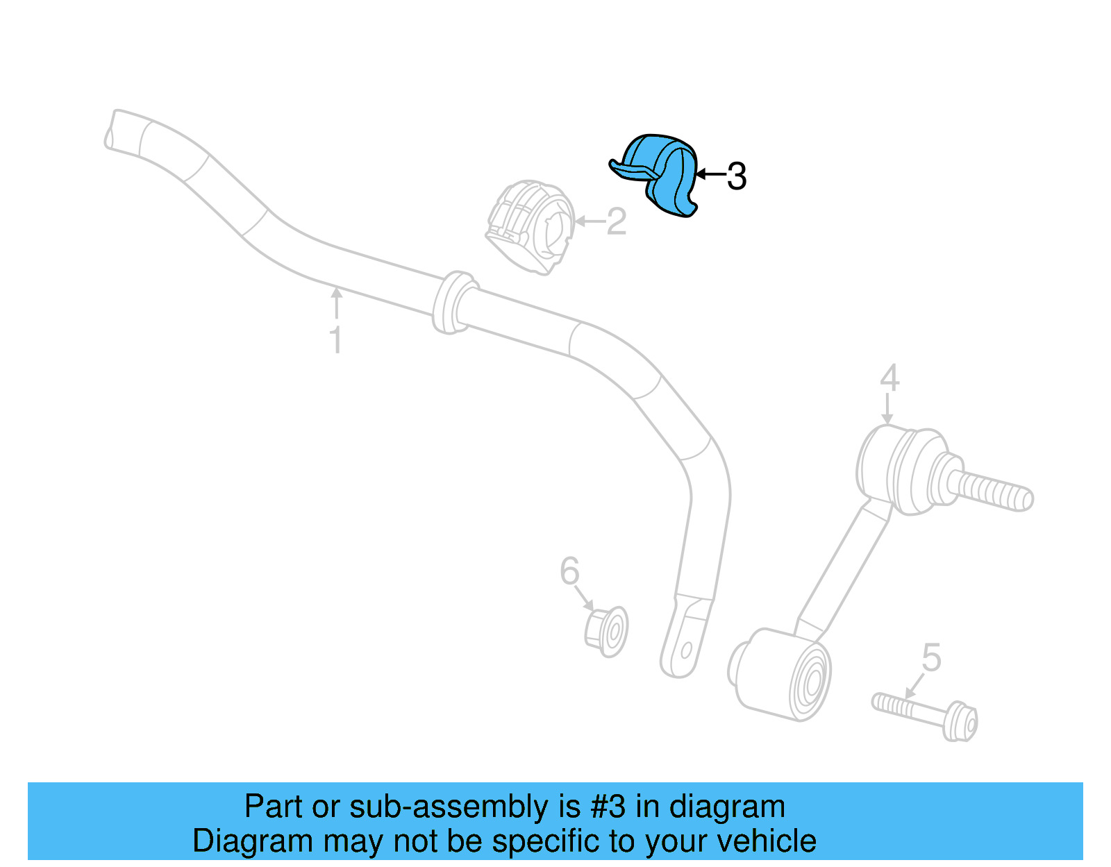 Stabilizer Bar Bracket 1K0-511-439-E - View 21