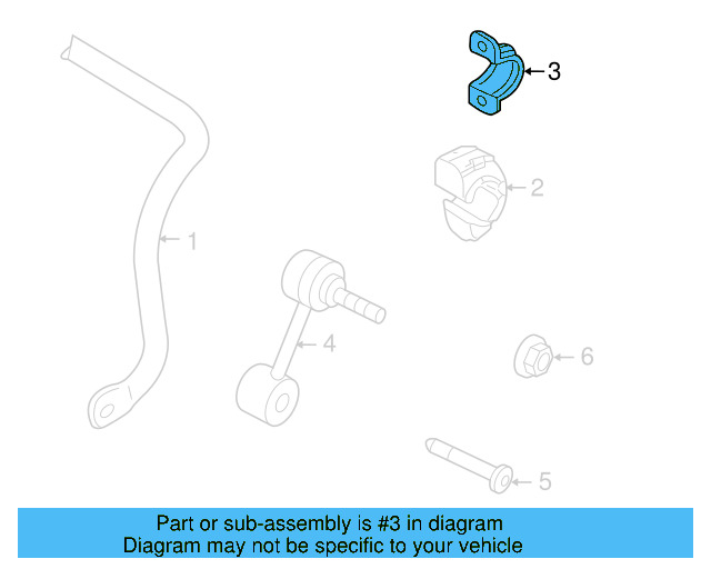 Stabilizer Bar Bracket 1K0-511-439-E - View 20