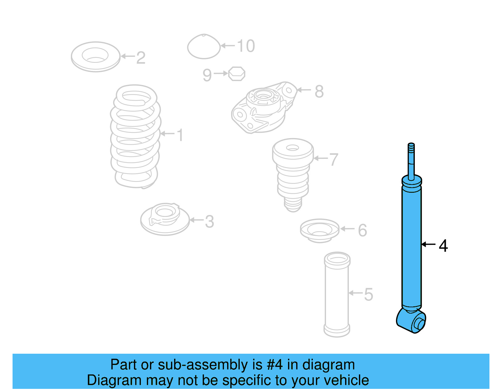 Shock Absorber 1K0-513-029-HT - View 7