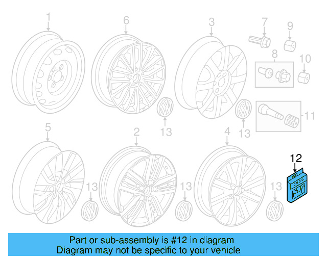 Center Cap 1K0-601-149-E-QZQ - View 27