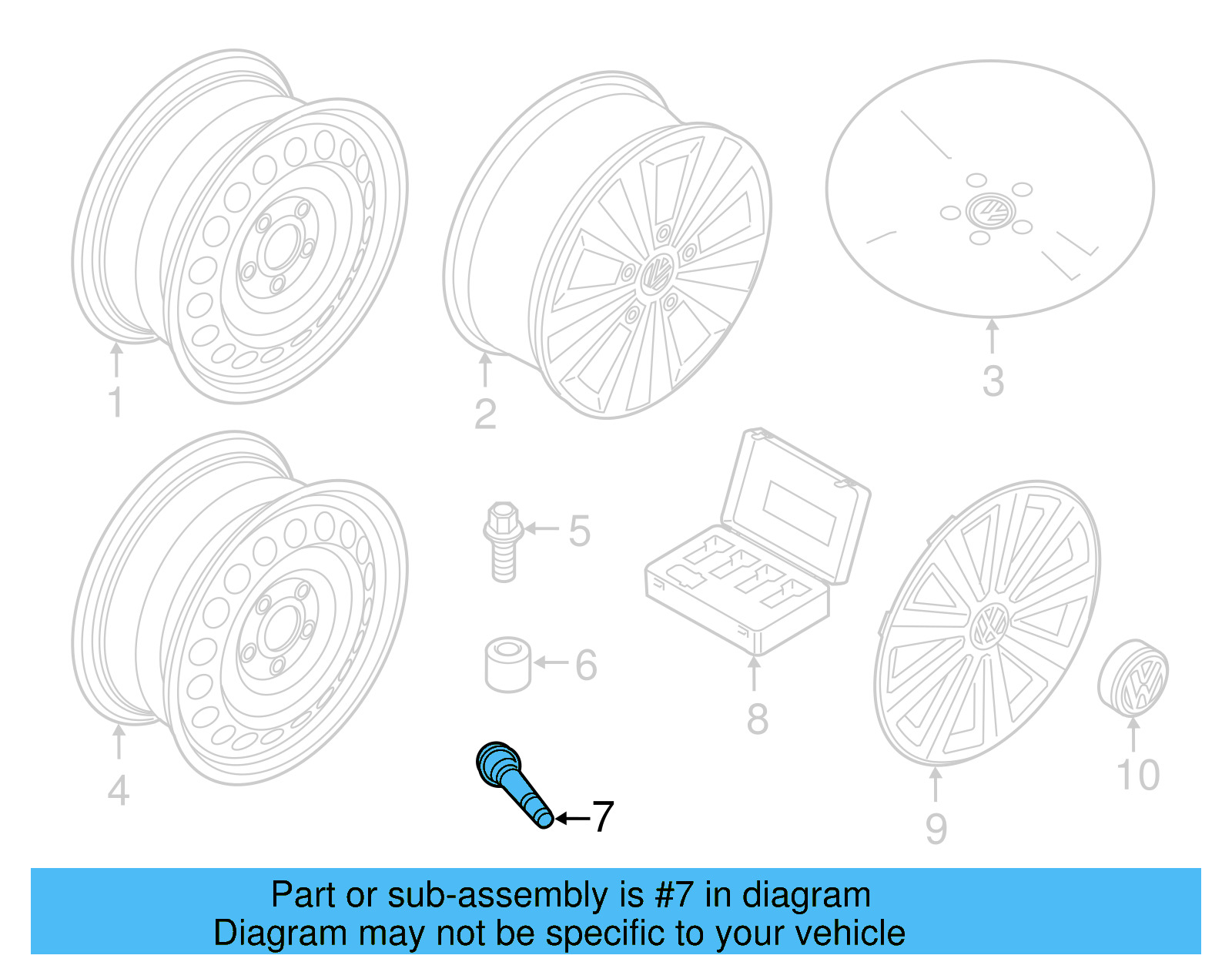 Valve Stem 1K0-601-361-B - View 28