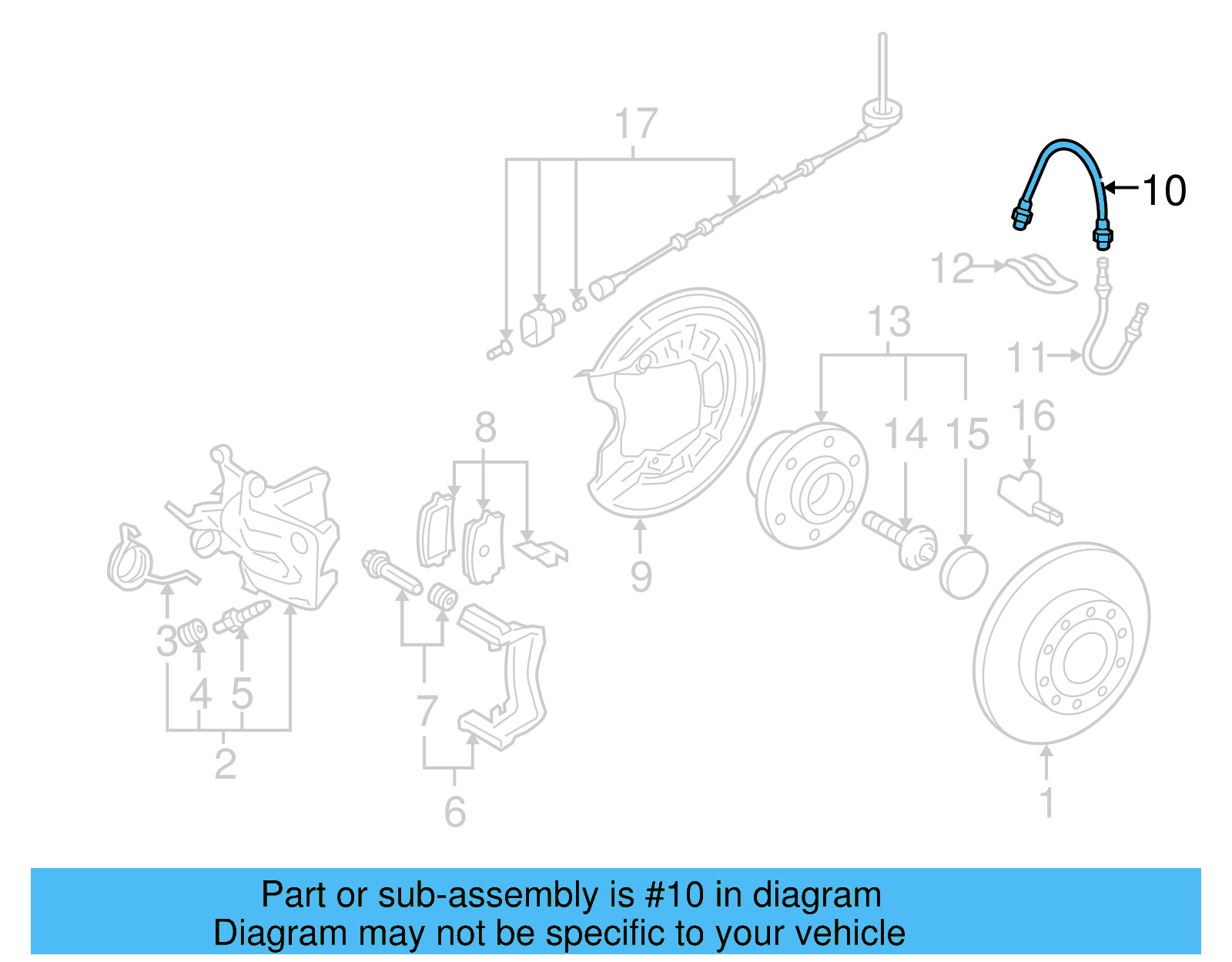 Brake Hose 1K0-611-775-C - View 25