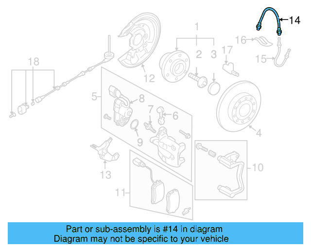 Brake Hose 1K0-611-775-C - View 49