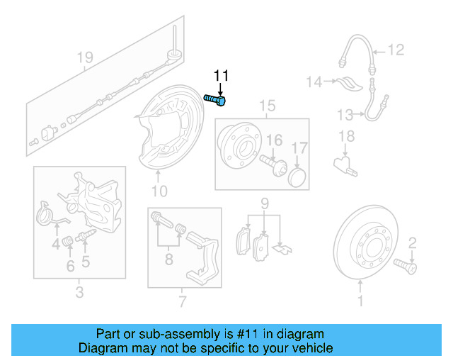 Brake Hydraulic Hose 1K0-611-776