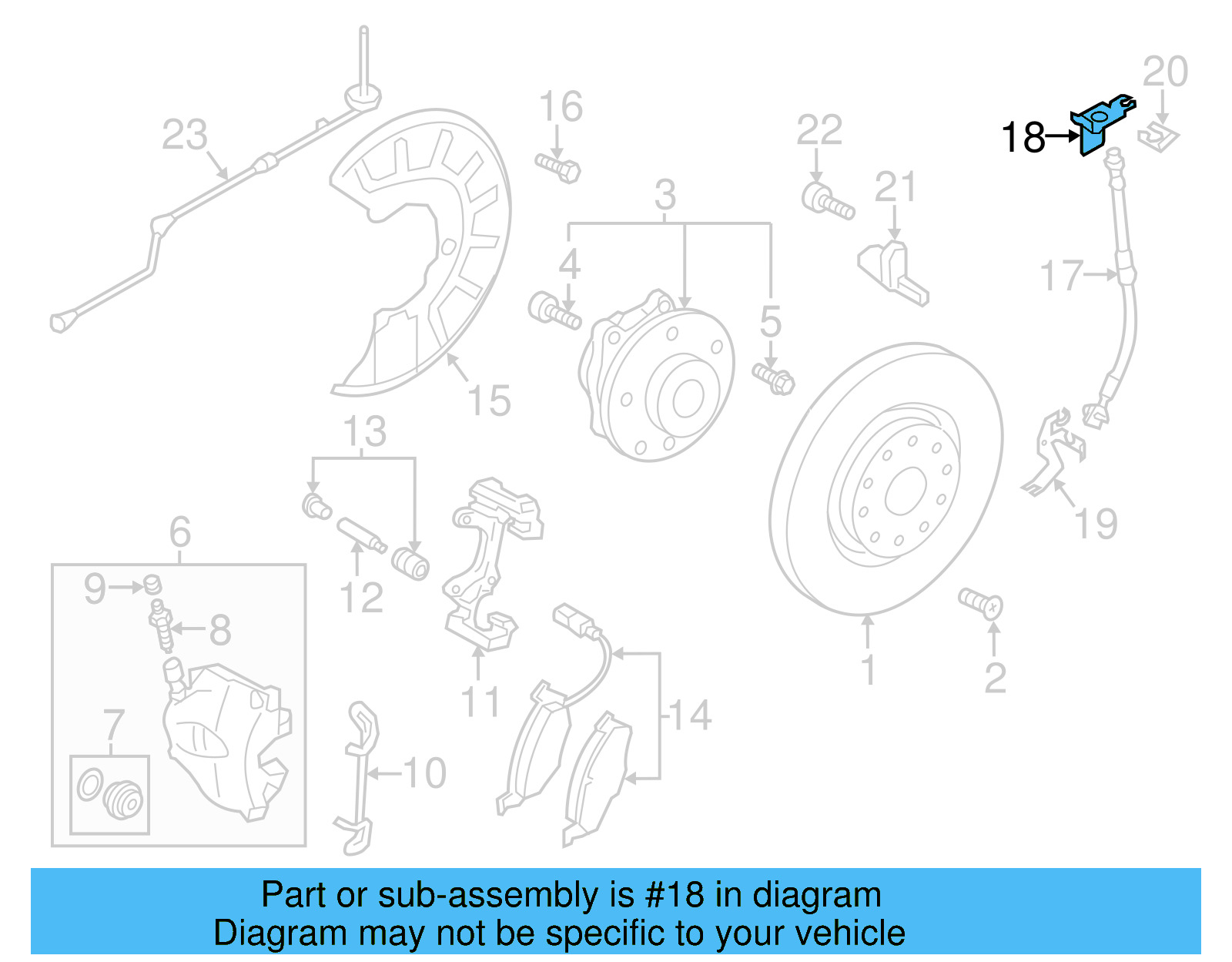 Bracket 1K0-611-846-B - View 80