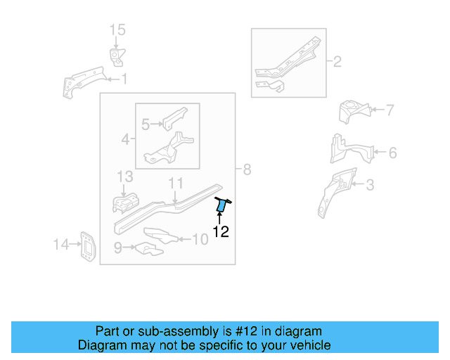 Bracket 1K0-611-846-B - View 33