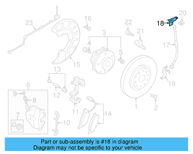 Bracket 1K0-611-846-B - View 70