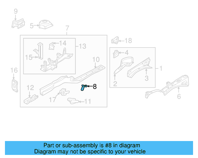 Bracket 1K0-611-846-B - View 32