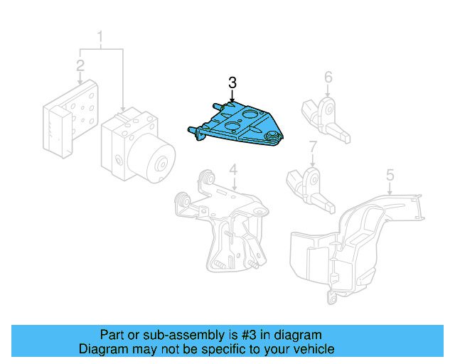 Mount Bracket Holder 1K0-614-235-D