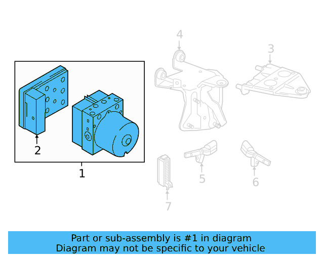 ABS Pump Assembly 1K0-614-517-EK-BEF