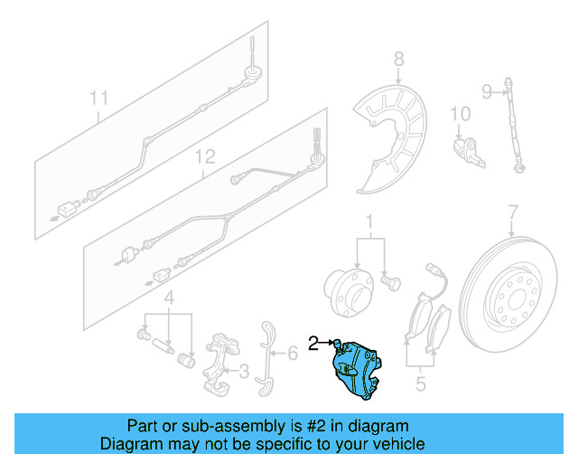 Caliper 1K0-615-123-E - View 14