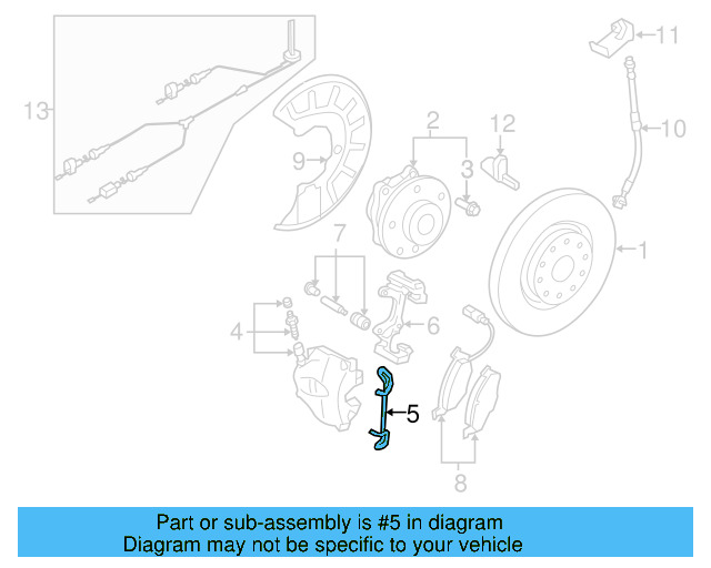 Brake Pads Retainer Spring 1K0-615-269 - View 32