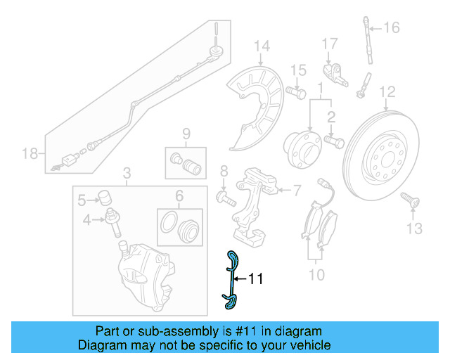 Brake Pads Retainer Spring 1K0-615-269 - View 10
